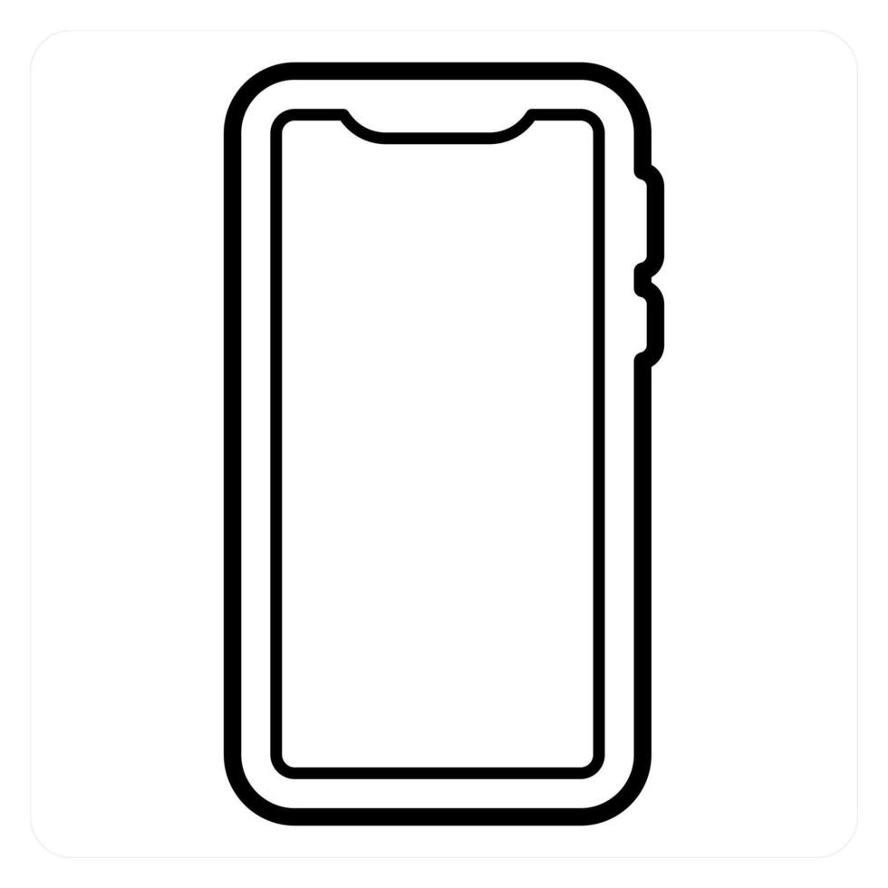 Mobile phone and phone icon concept vector