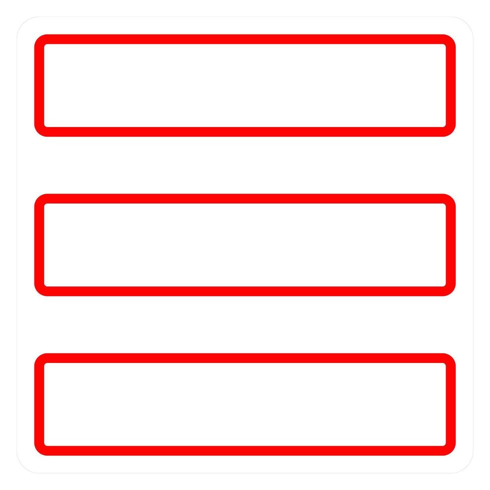 Menu Bar and menu icon concept vector