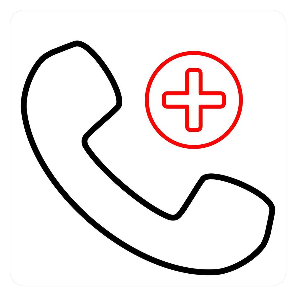 Add Call and phone icon concept vector