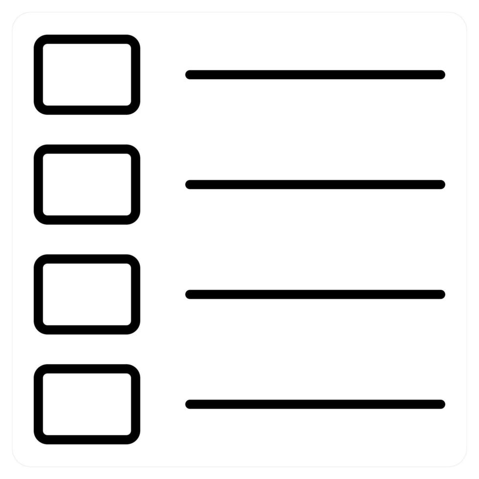 Nav Menu and list icon concept vector