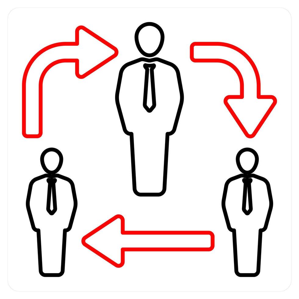 Network and link icon concept vector