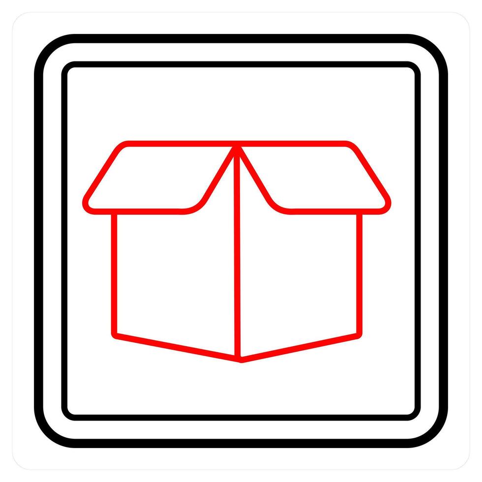 Drop box and logo icon concept vector