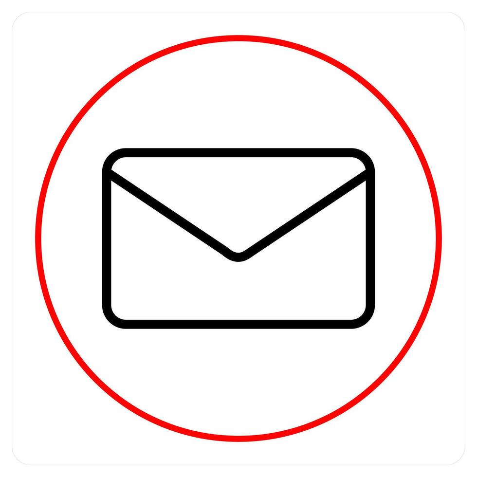 Envelope and mail icon concept vector