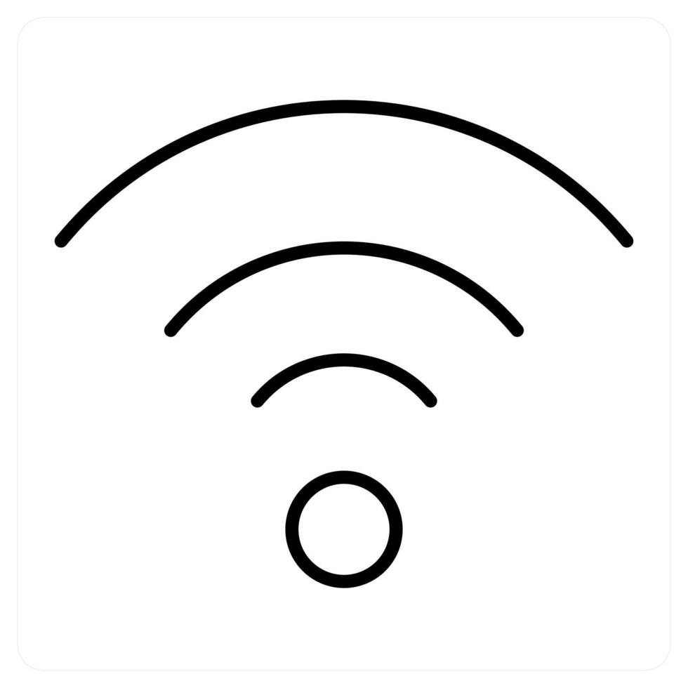 Wifi and signal icon concept vector