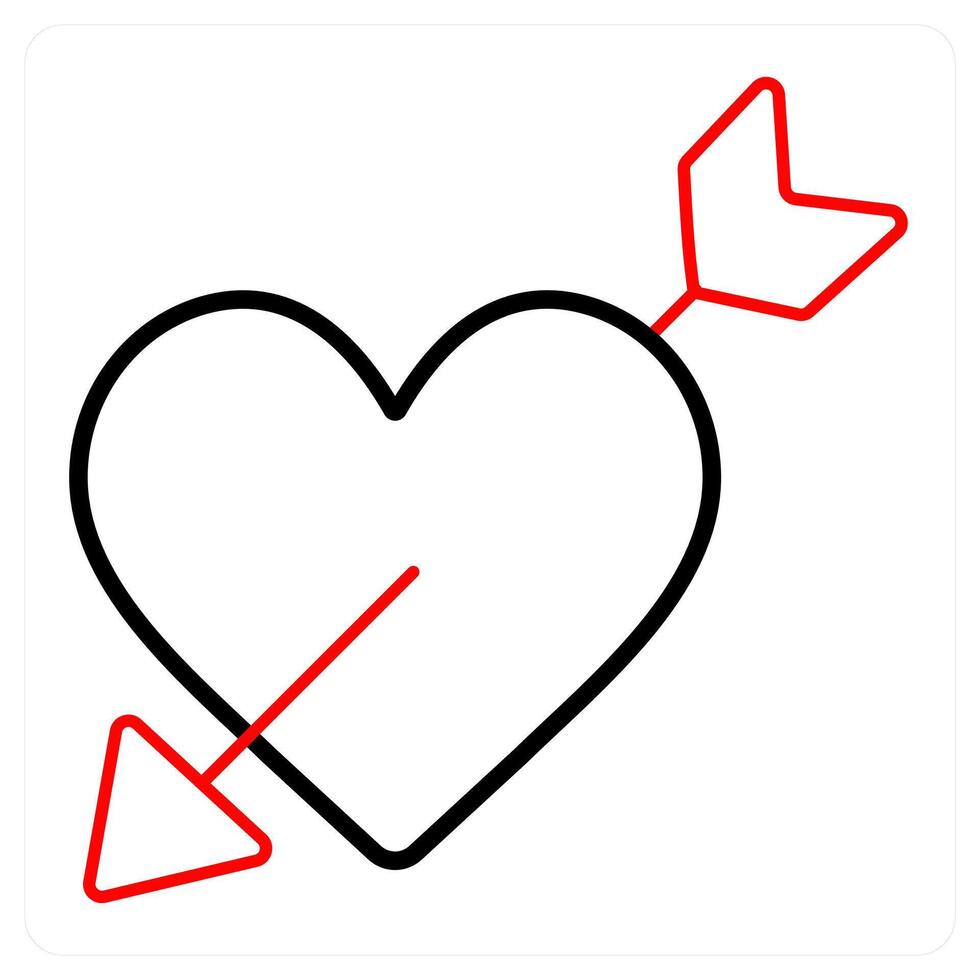Falling in love and love icon concept vector