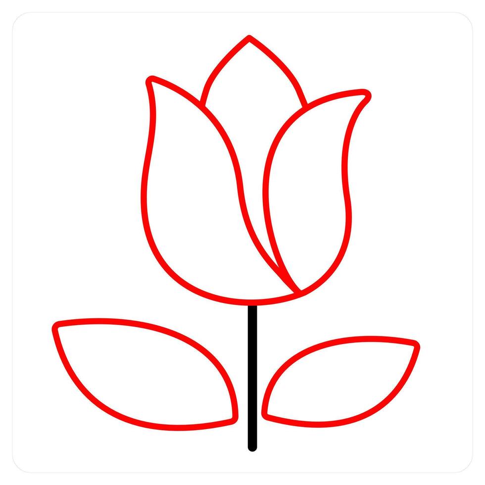 Flower and nature icon concept vector