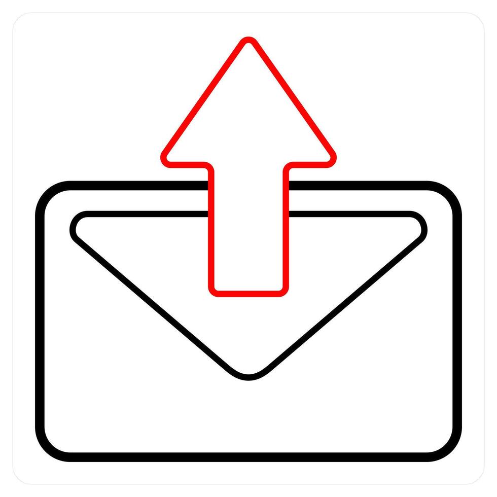 Forward message and forwarding icon concept vector