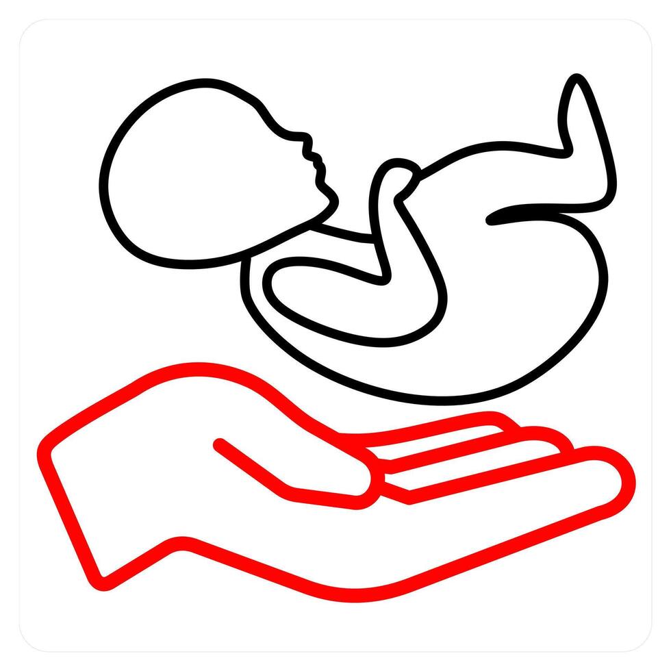 Postnatal Care and care icon concept vector