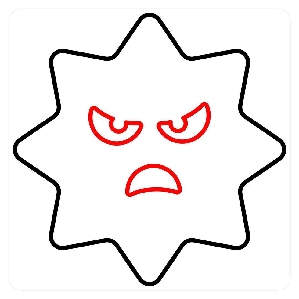 Virus Scan and search icon concept vector