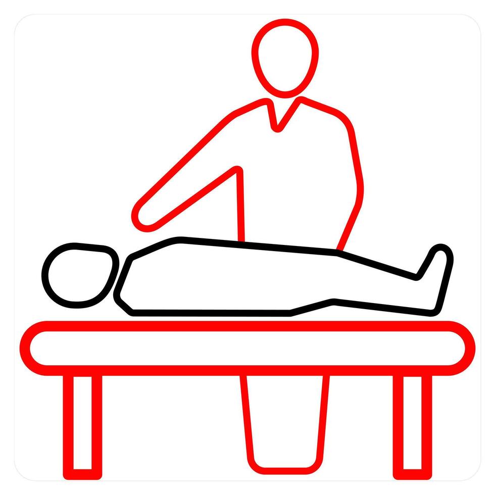 Patient Visitor and visit icon concept vector