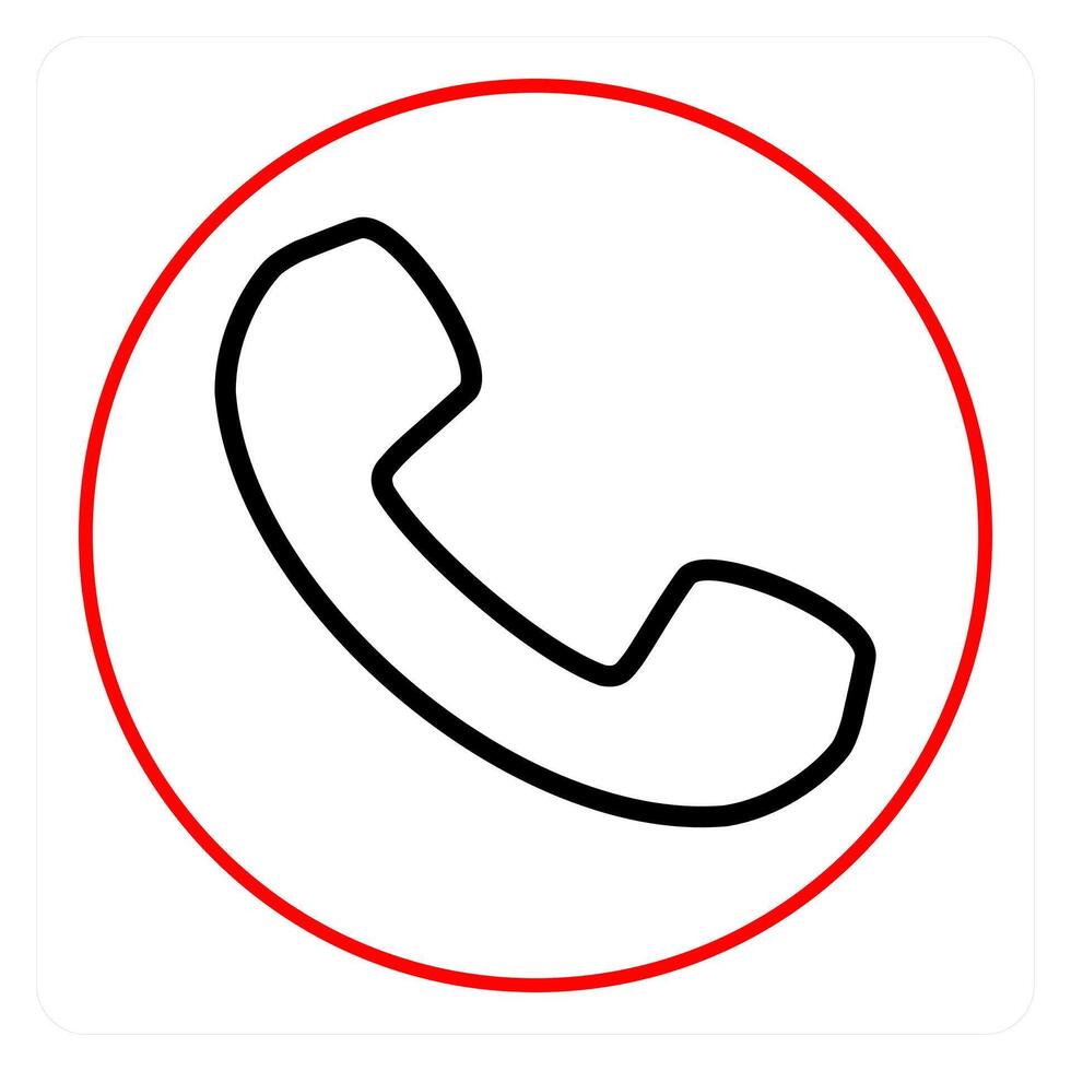 Call and phone icon concept vector