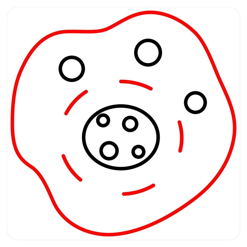 Human Cell and body cell icon concept vector