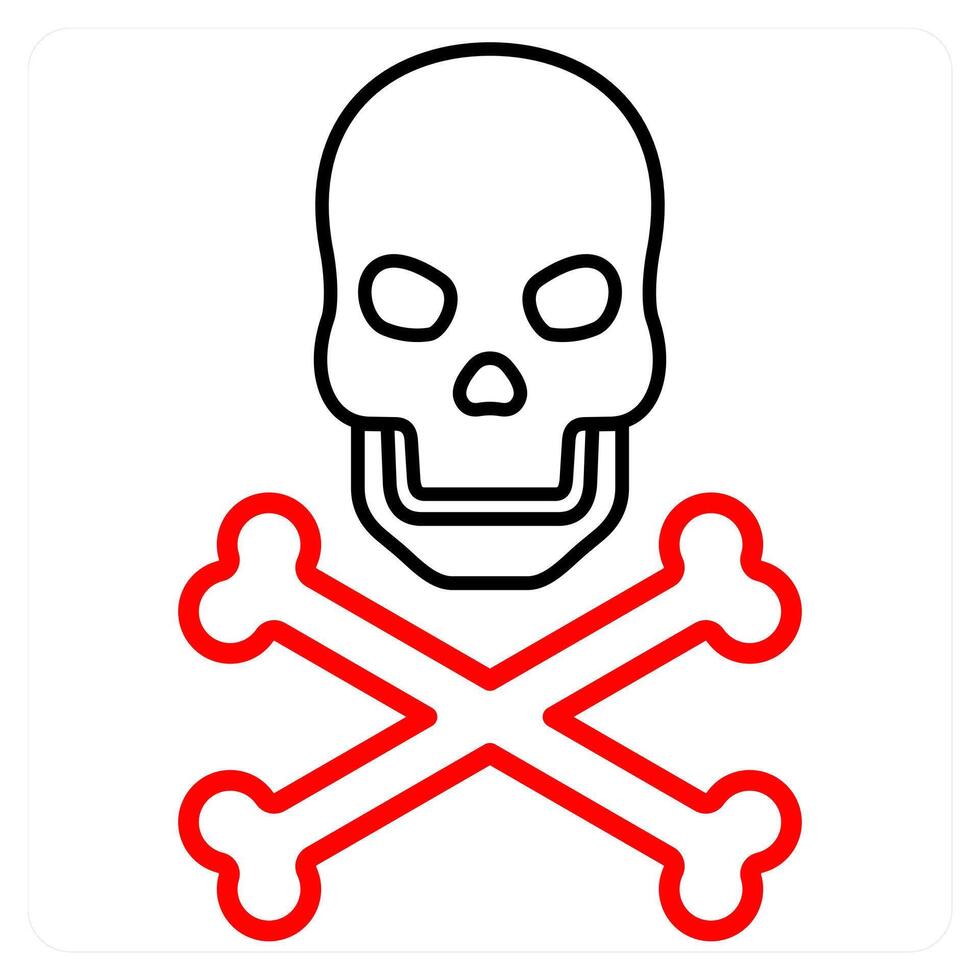 Danger and risk sign icon concept vector