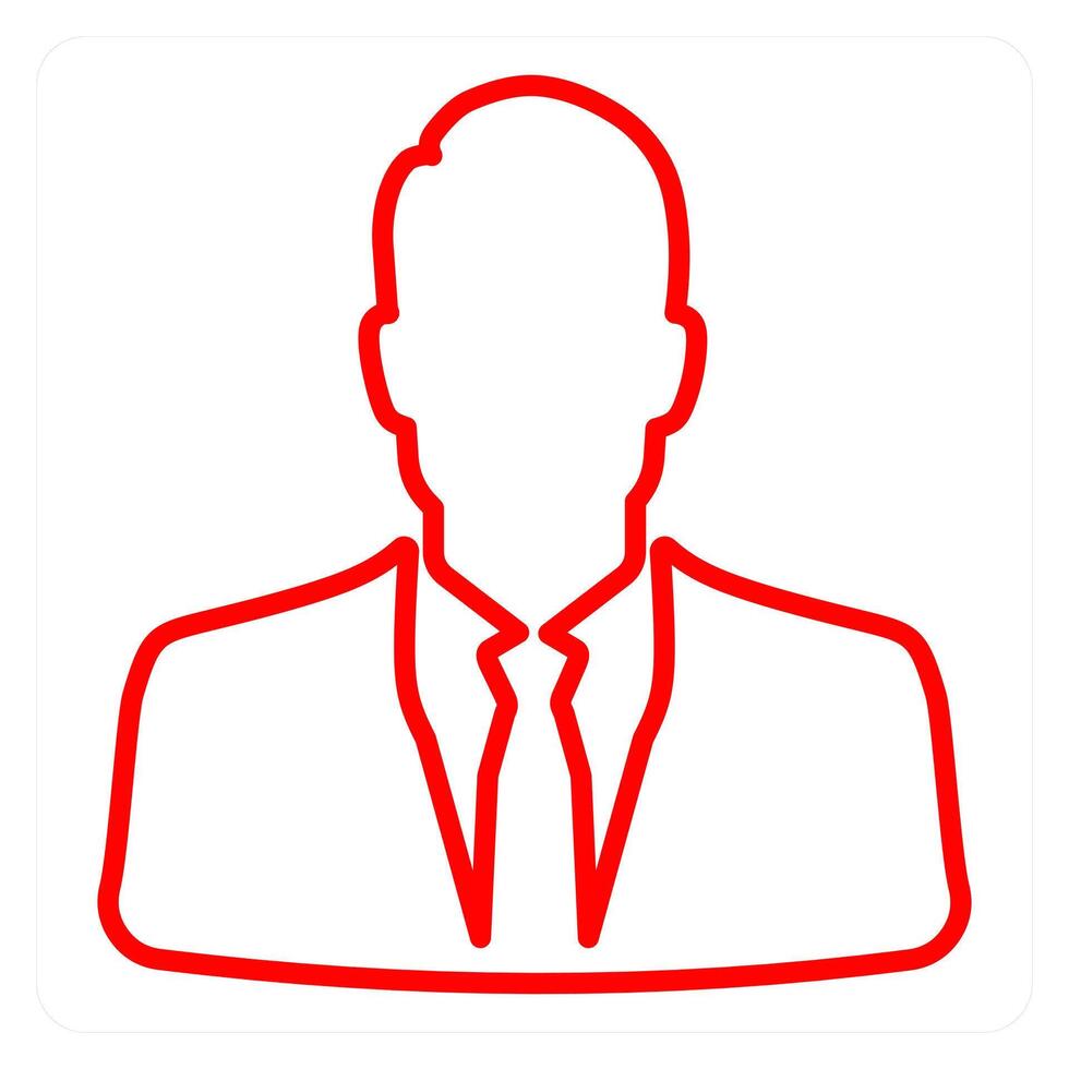 Man and businessman icon concept vector