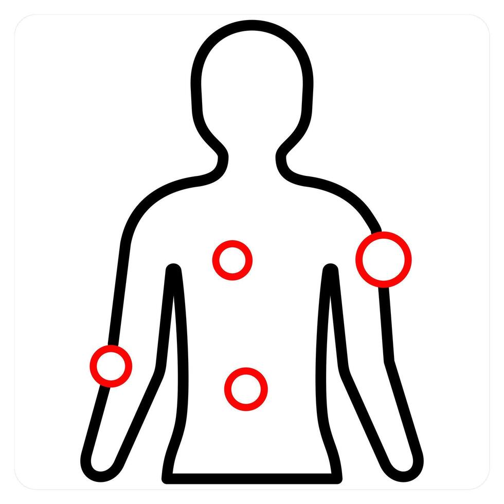 Symptom Checker and patient icon concept vector