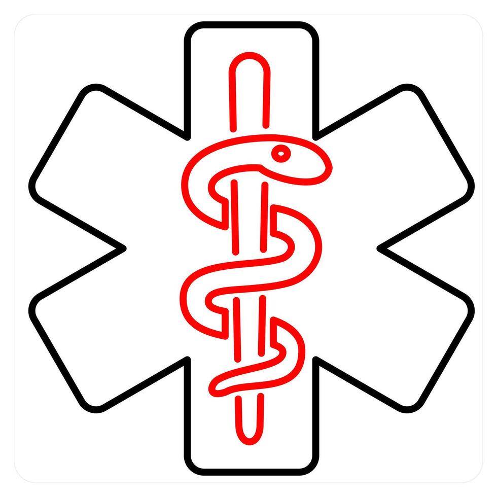 Caduceus and health care icon concept vector