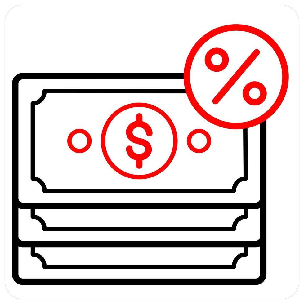 Loan and donation icon concept vector