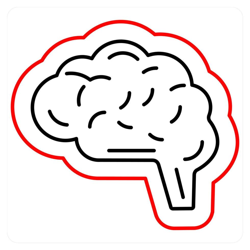 Neurosurgery and brain icon concept vector