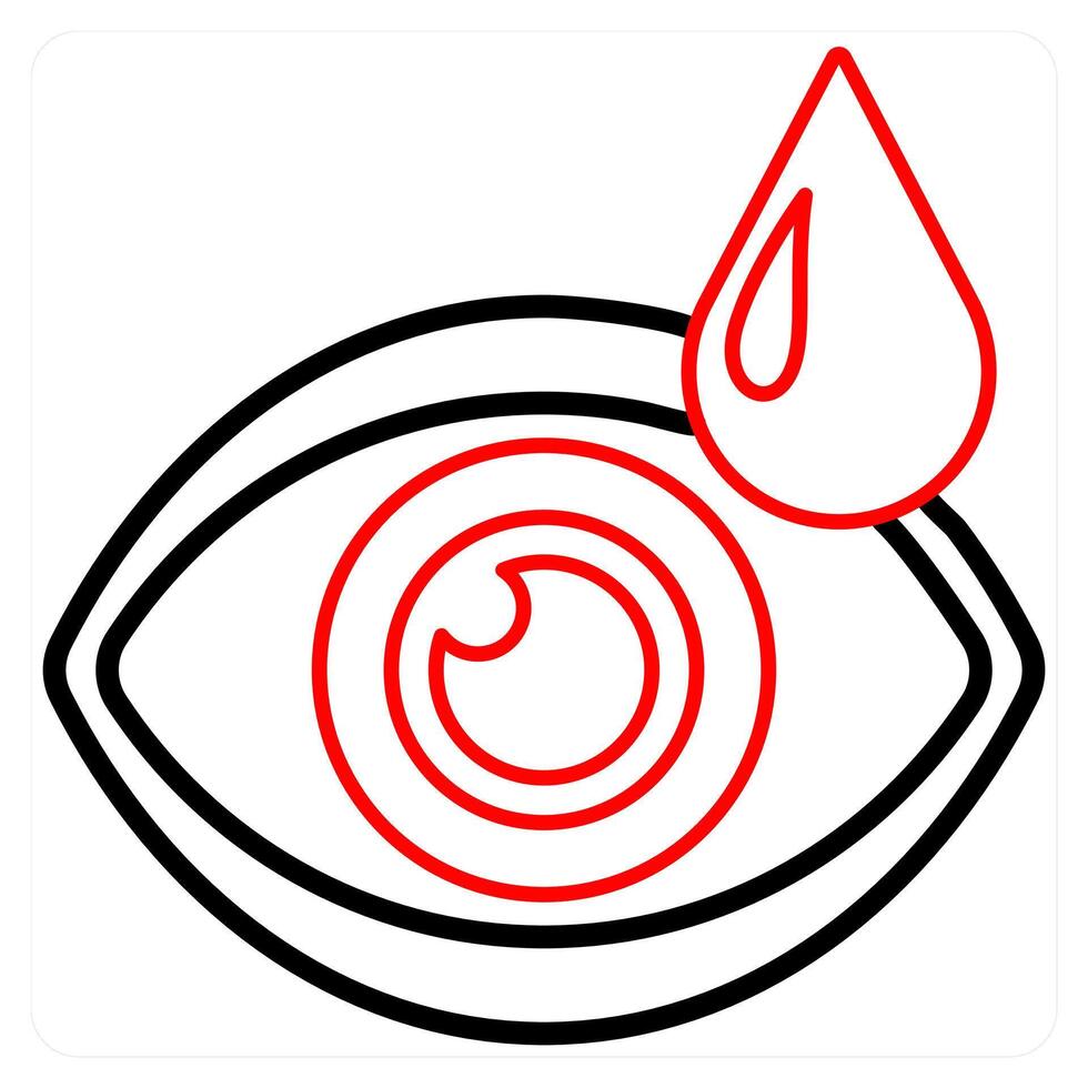 Optometry and eye icon concept vector