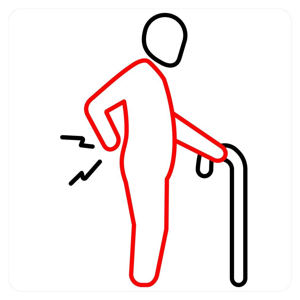 Chronic Pain and health icon concept vector