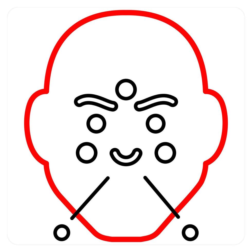 Allergy and skin problem icon concept vector