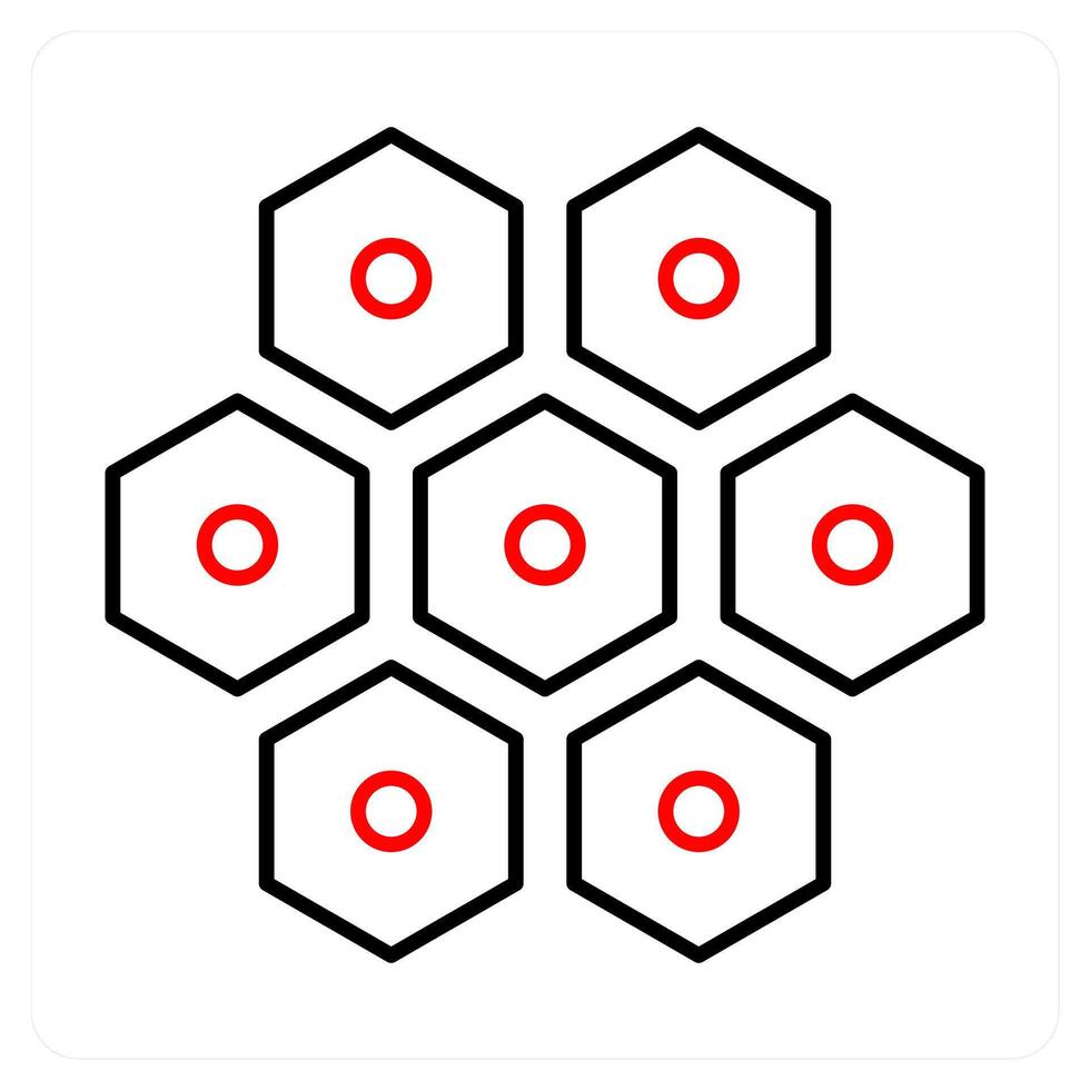 Cell and covid icon concept vector