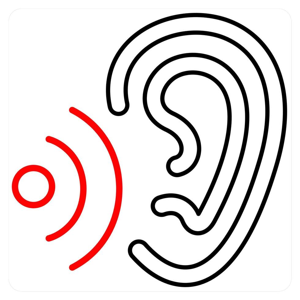 Otology and hear icon concept vector