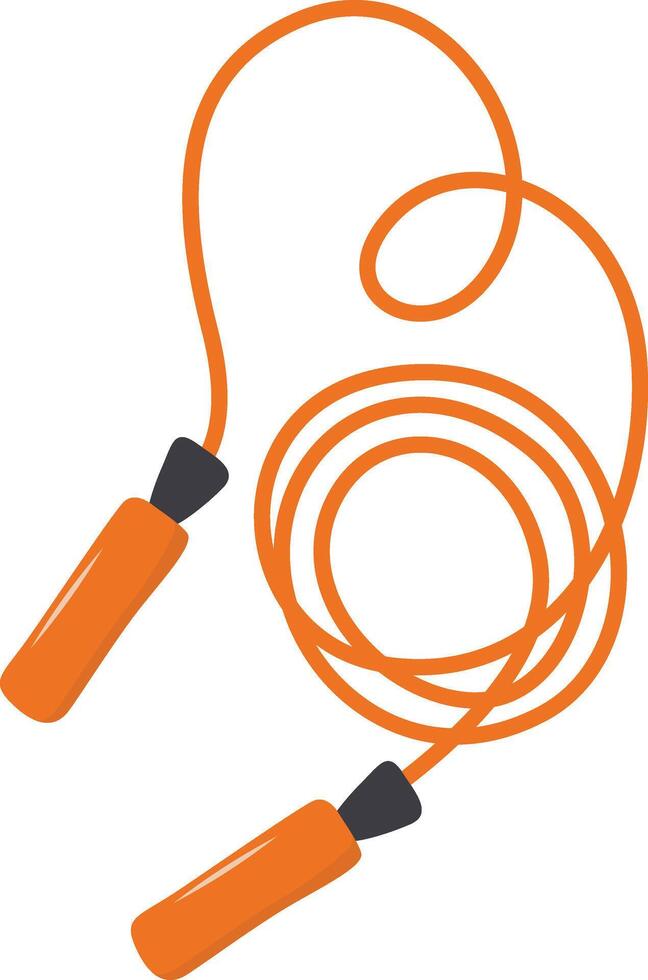 Jump rope illustration vector