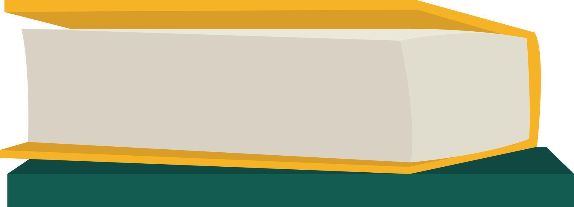 Illustration of Two Stack Book vector