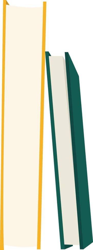 Reading a book in a standing position vector