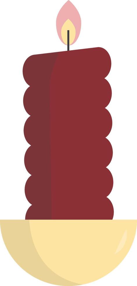Candle Nowruz Icon vector
