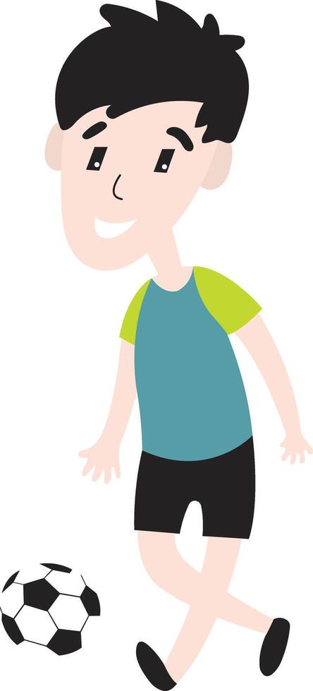 Soccer Player Kids Illustration vector