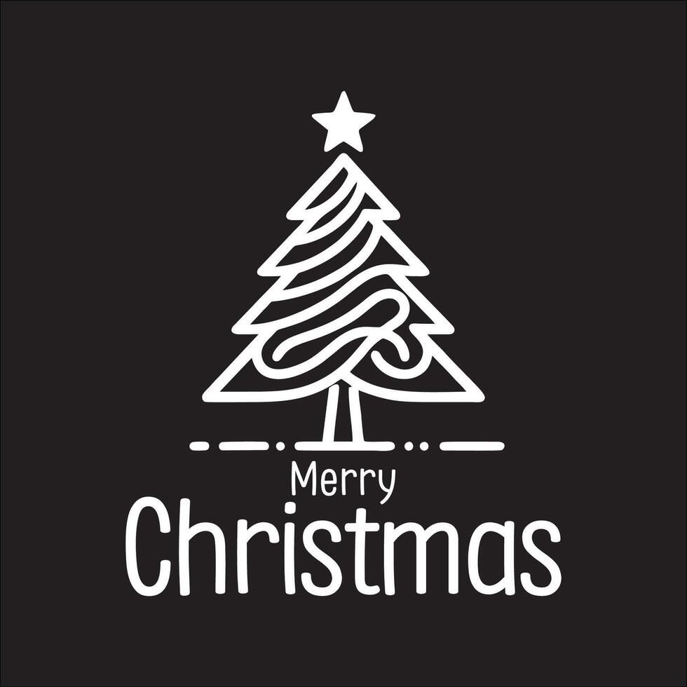 Abstract christmas tree illustration vector