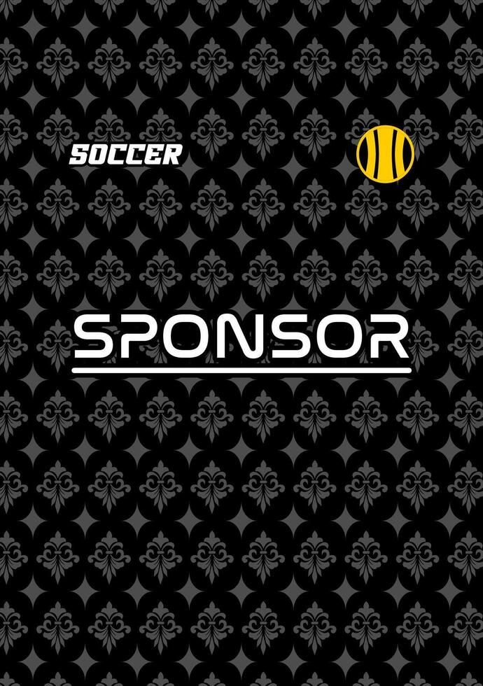 Unique Abstract Shapes Jersey Design vector