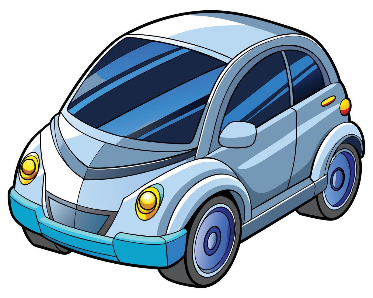 Cartoon car clip art vector