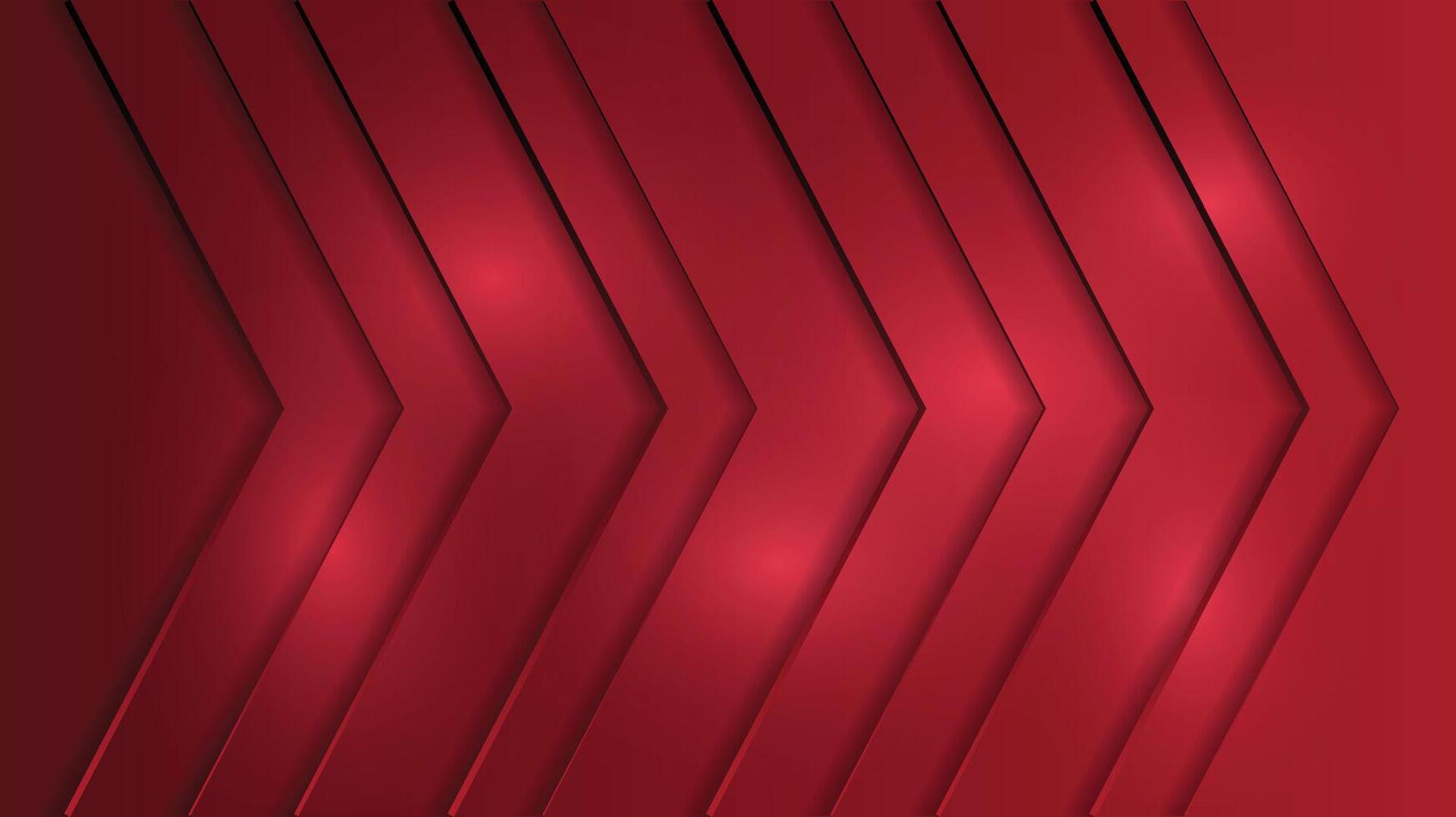 Abstract red speed background gradient design with geometric composition vector