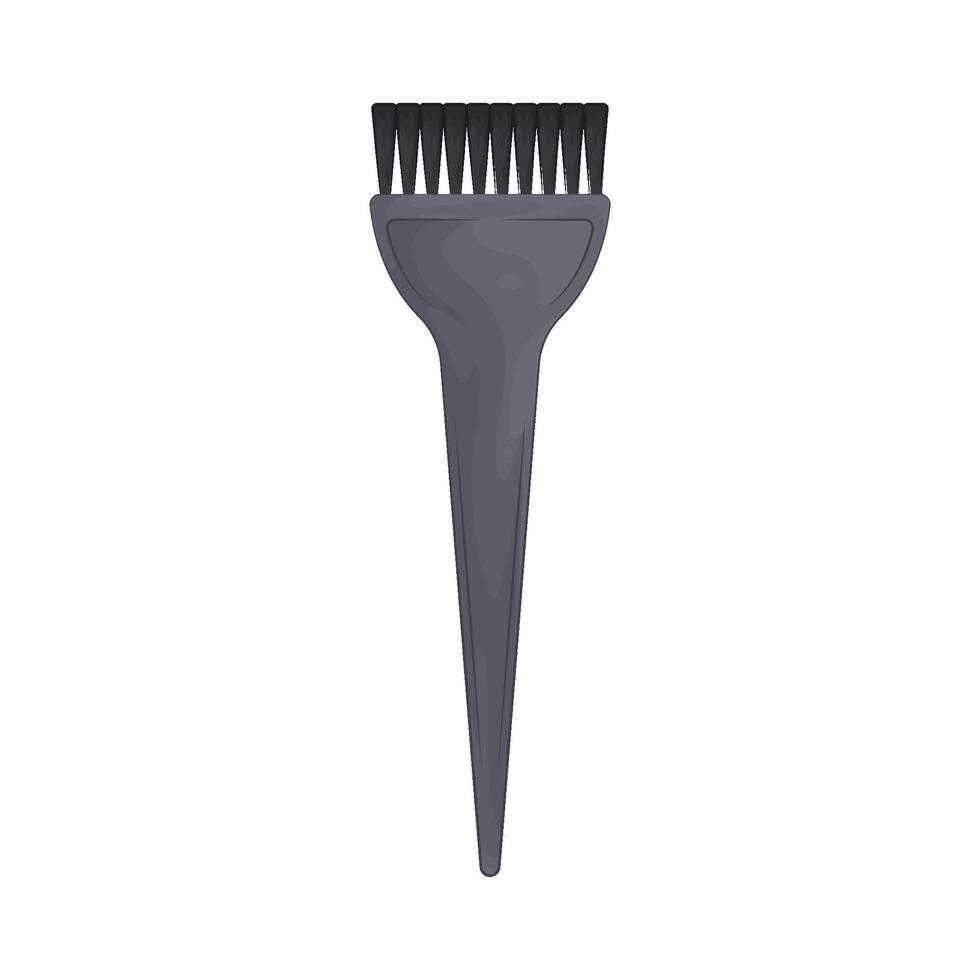 Illustration of hair dye brush vector