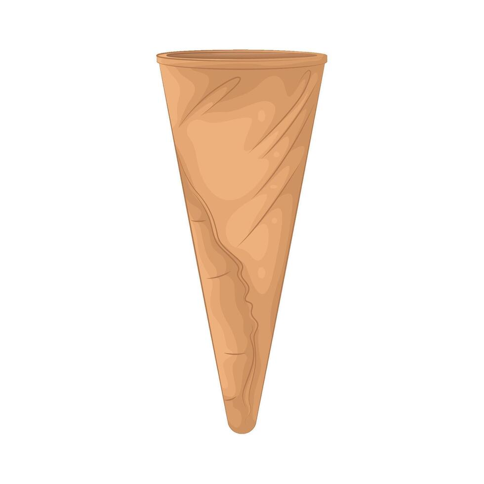 Illustration of ice cream cone vector