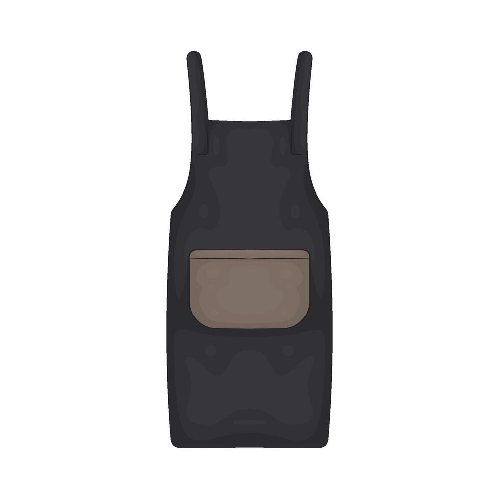 Illustration of barber apron vector