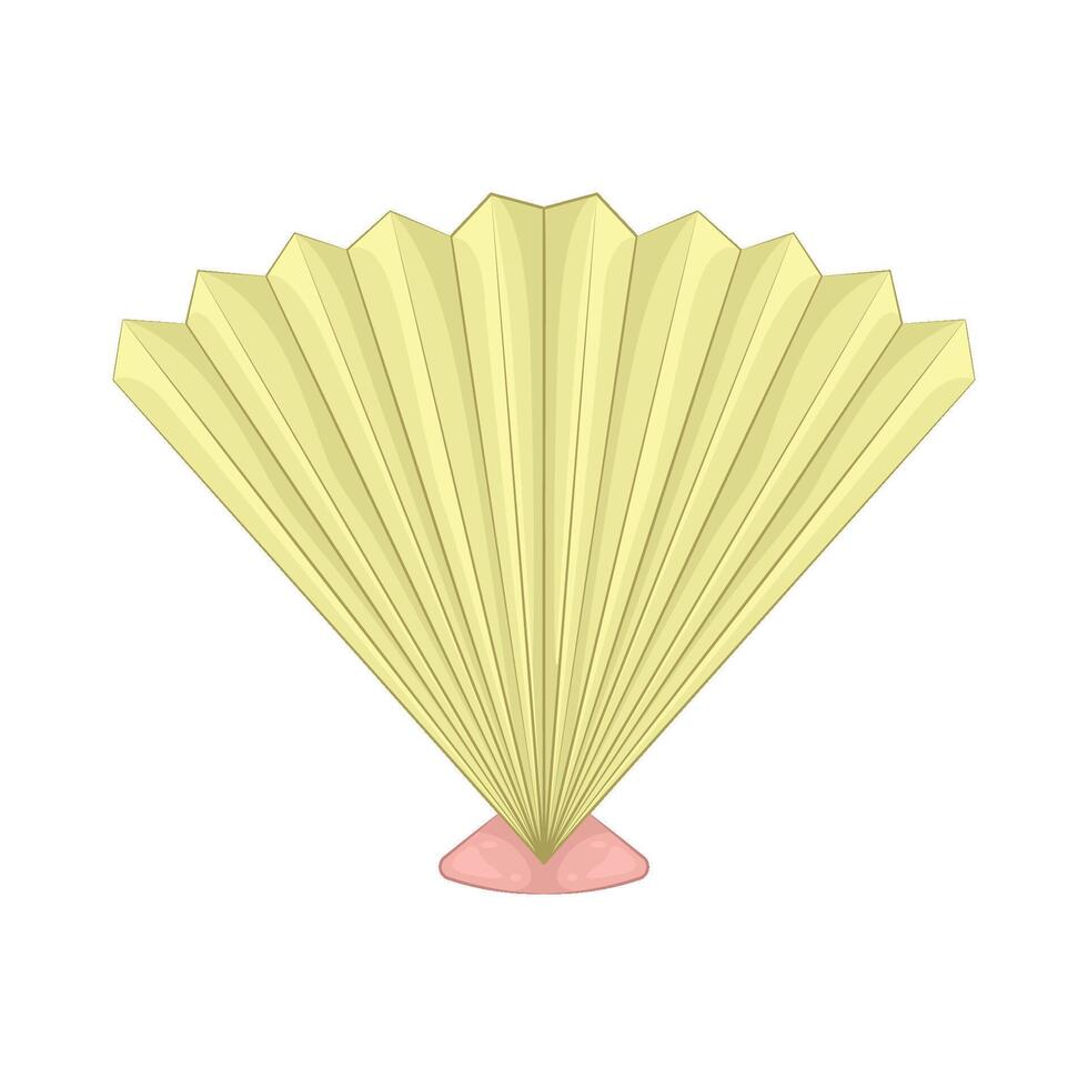 Illustration of origami shell vector