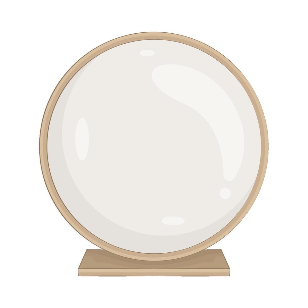 Illustration of mirror vector