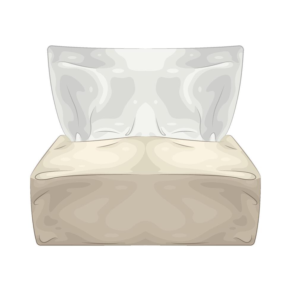 Illustration of tissue box vector