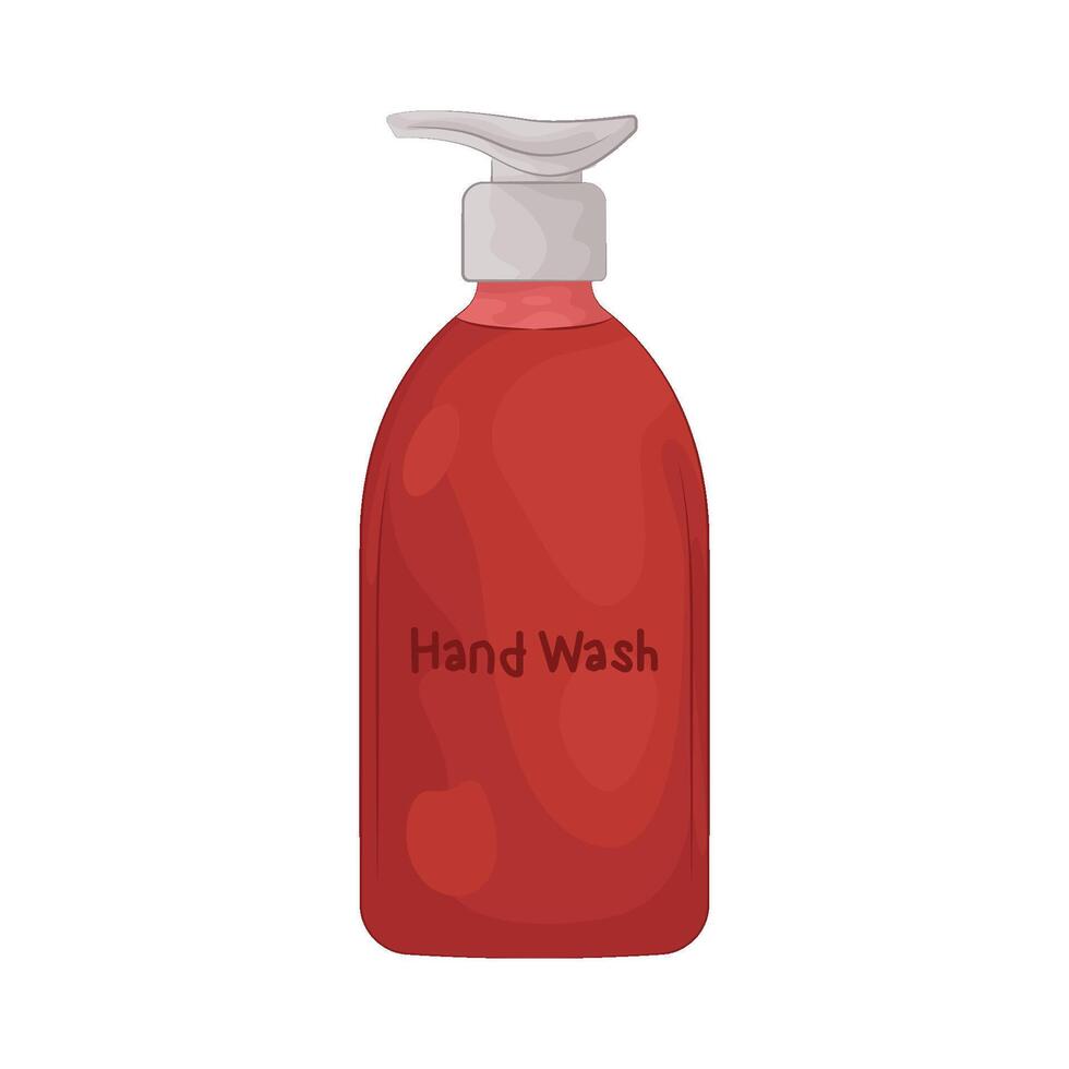 Illustration of hand wash bottle vector