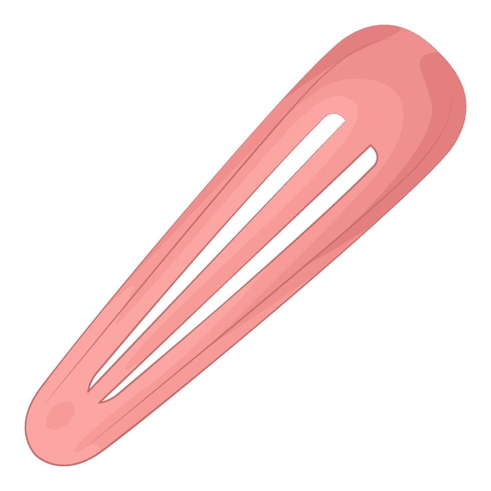 Illustration of hair clip vector