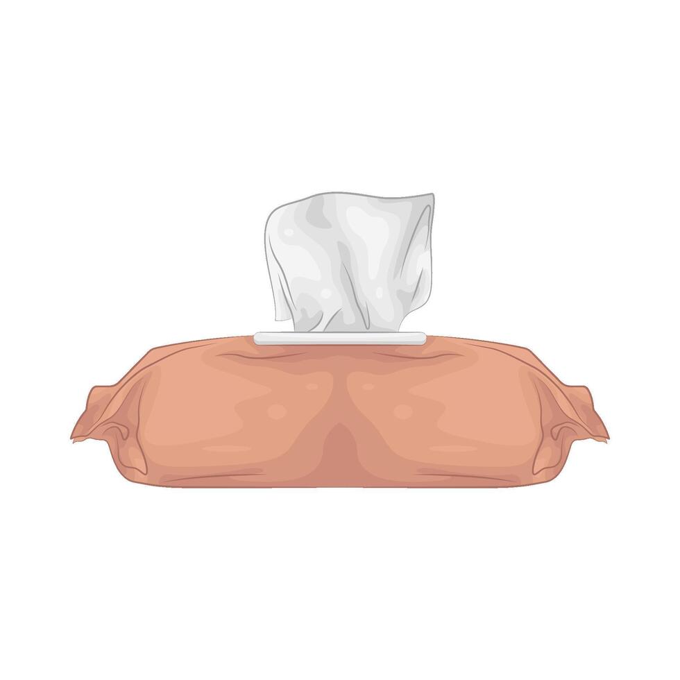 Illustration of wet wipes vector