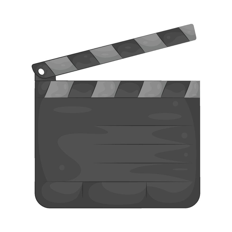 Illustration of clapperboard vector