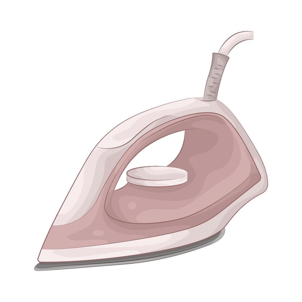 Illustration of iron vector