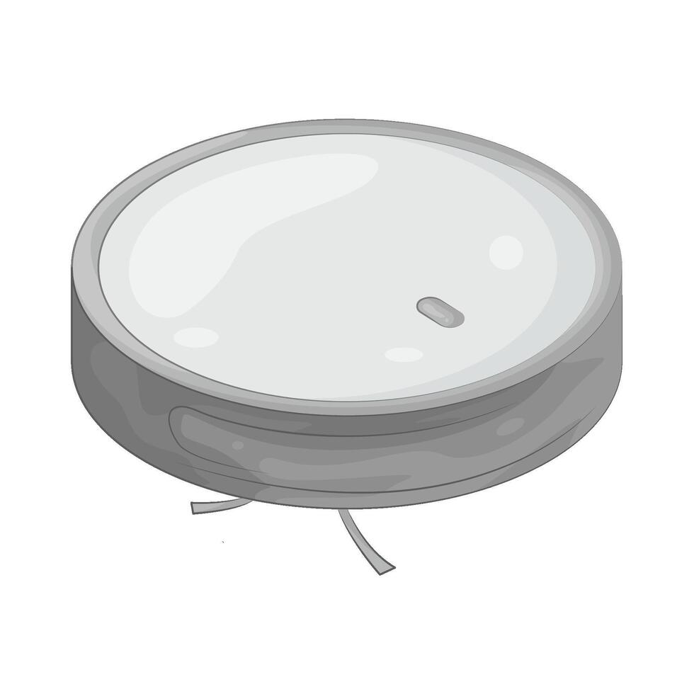 Illustration of robot vacuum cleaner vector