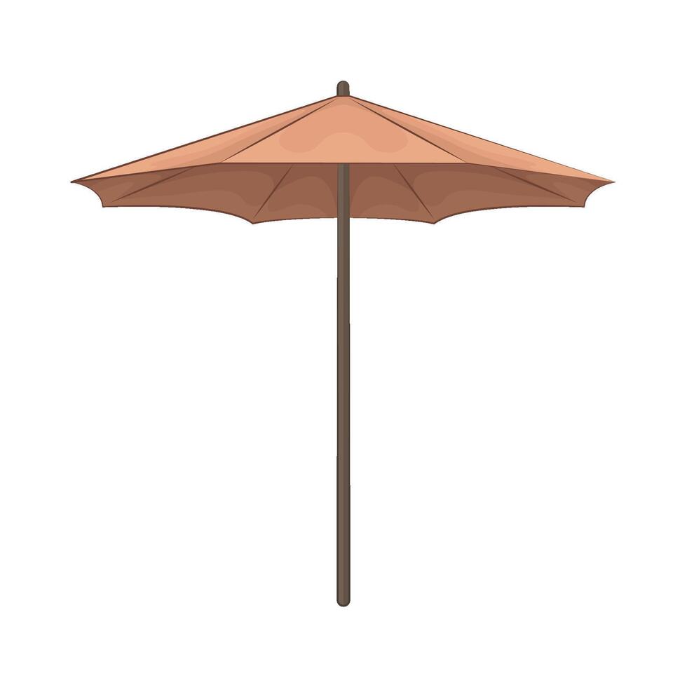 Illustration of beach umbrella vector