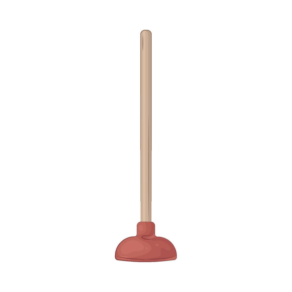 Illustration of plunger vector